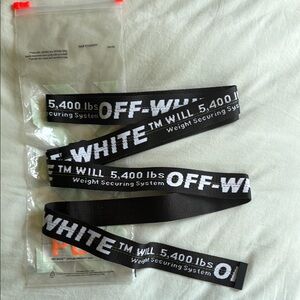 Off-White Black Industrial Belt